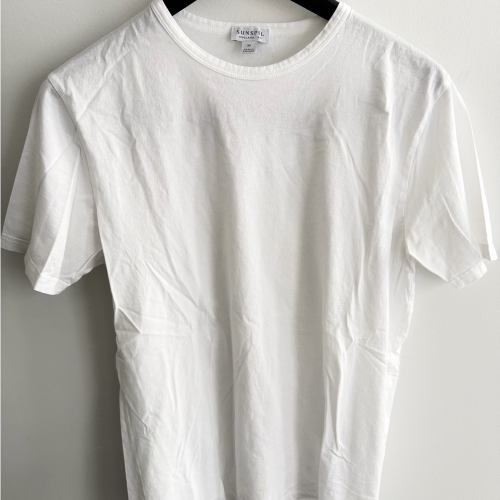 Sunspel Classic White Short Sleeve Tee
